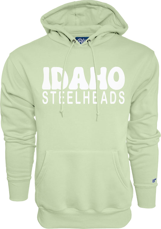 IDAHO STEELHEADS STUFFED HOODIE, PISTACHIO