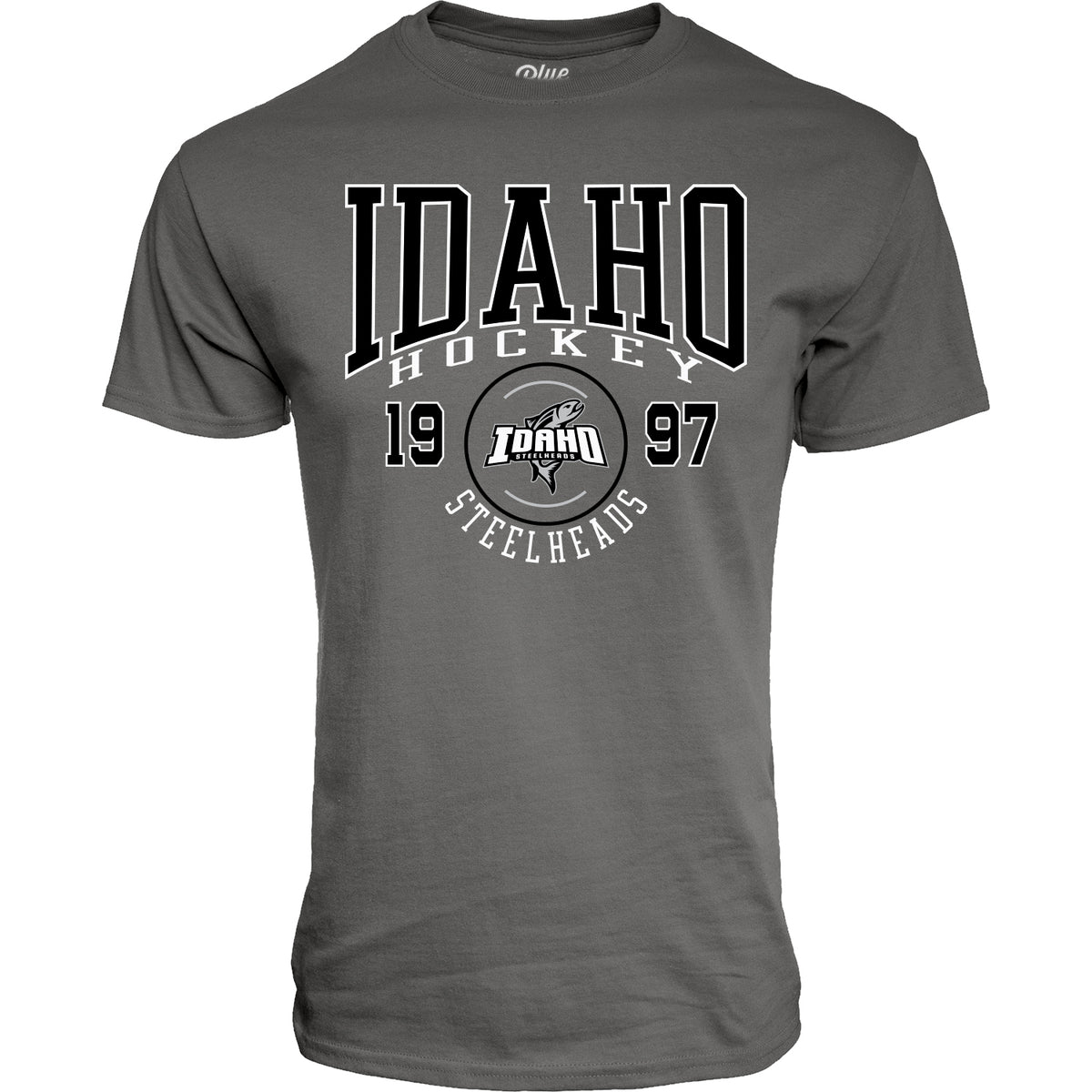 IDAHO STEELHEADS LONG JOURNEY TEE, CARBON