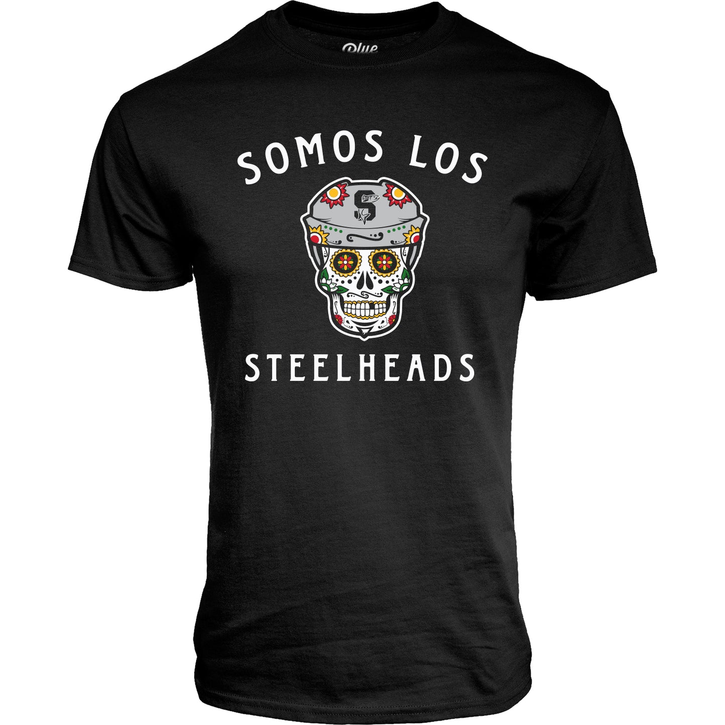 IDAHO STEELHEADS MEN'S SOMOS LOS STEELHEADS TEE, BLACK