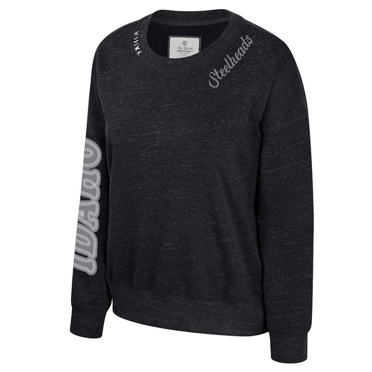 IDAHO STEELHEADS WOMEN'S PREMIUM DREAM ABOUT IT CREWNECK, BLACK
