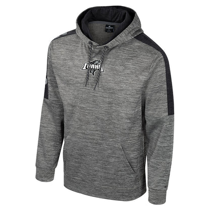 IDAHO STEELHEADS DOZER PULLOVER HOODIE, NICKEL GREY