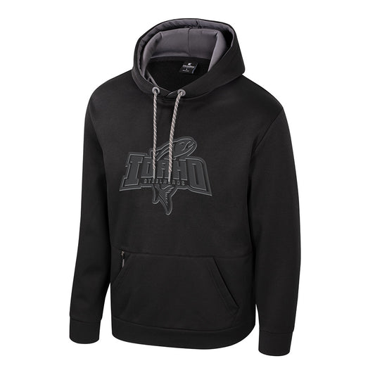 IDAHO STEELHEADS FRIDGE BLACK OUT HOODIE, BLACK