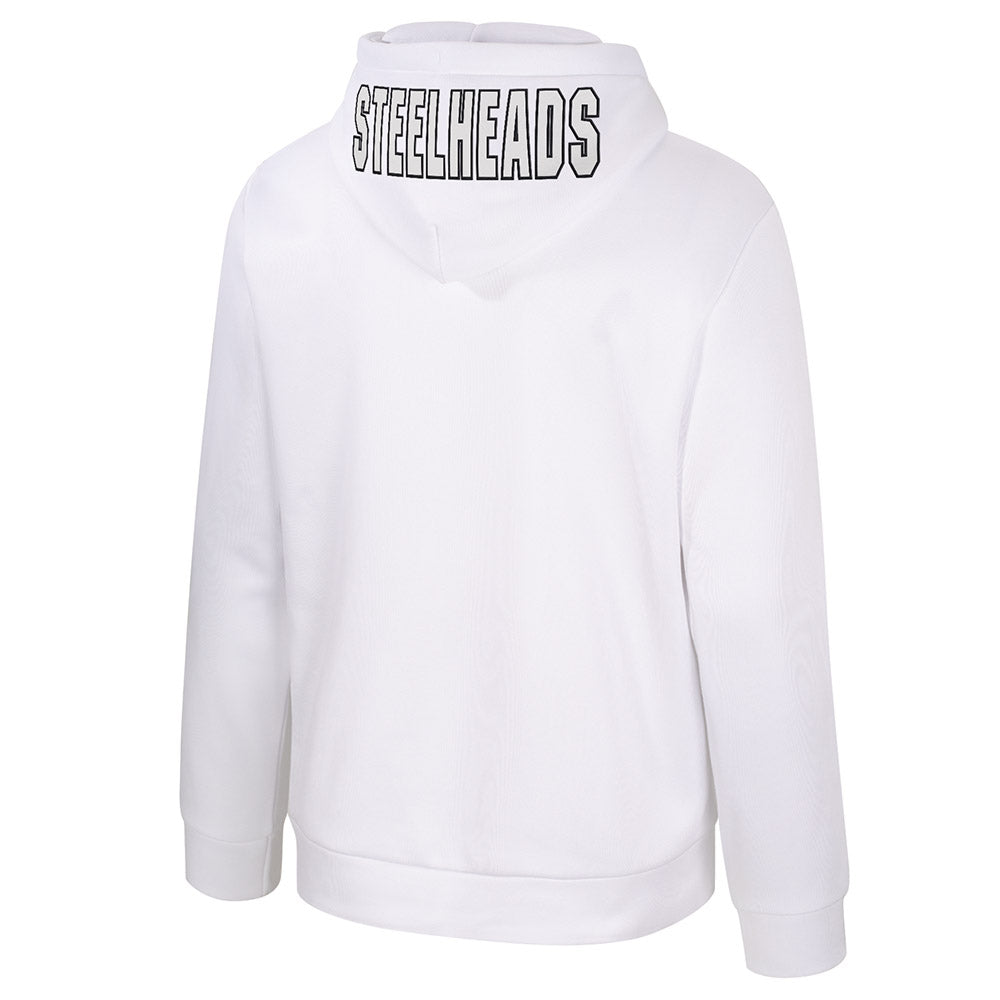 IDAHO STEELHEADS FREEZER BURN HOODIE, WHITE