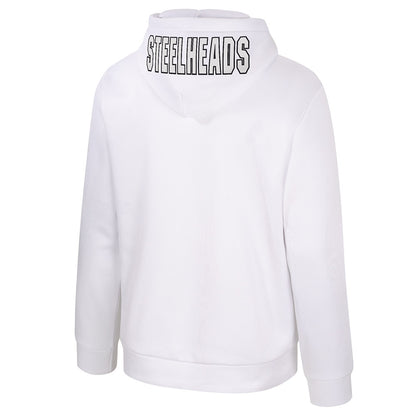 IDAHO STEELHEADS FREEZER BURN HOODIE, WHITE
