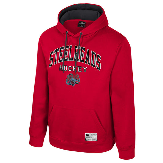 IDAHO STEELHEADS TEAM HOODIE, RED