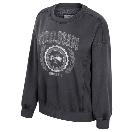 IDAHO STEELHEADS WOMEN'S GIRLS NIGHT OVERSIZED CREW NECK SWEATSHIRT