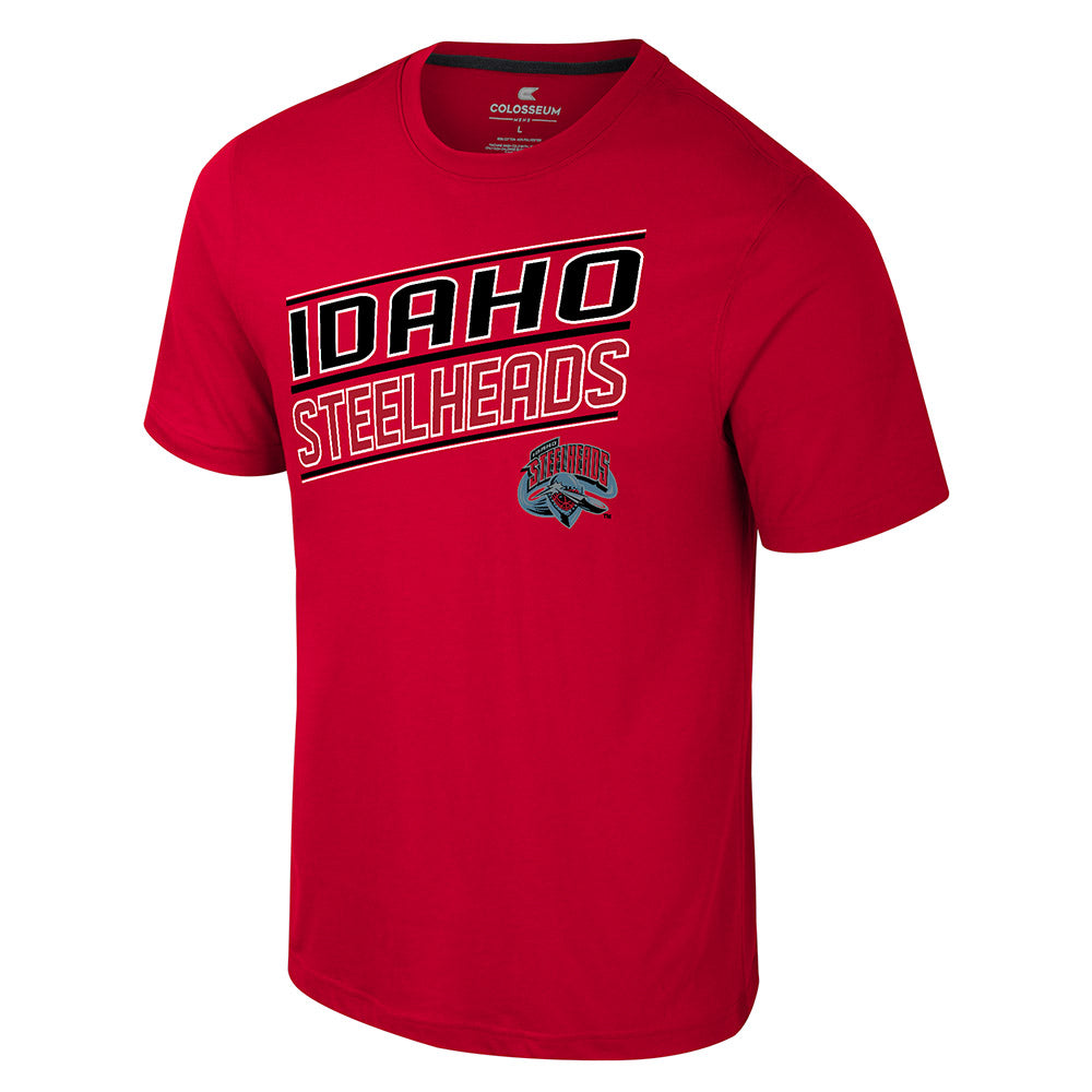 IDAHO STEELHEADS OG LOGO S/S TEE, RED