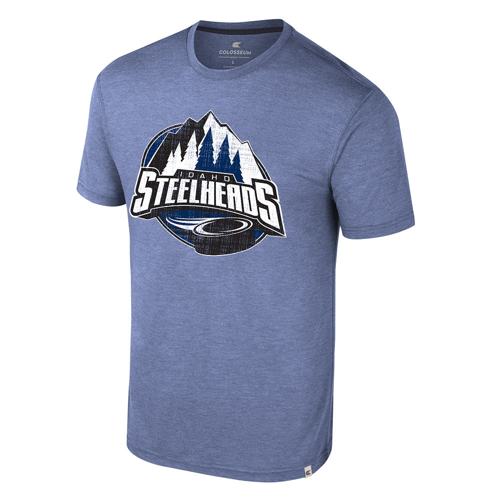 IDAHO STEELHEADS VAULT MOUNTAIN LOGO TEE,