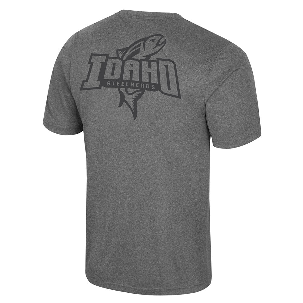 IDAHO STEELHEADS MEN'S TWIN S/S TEE, HEATHER GREY
