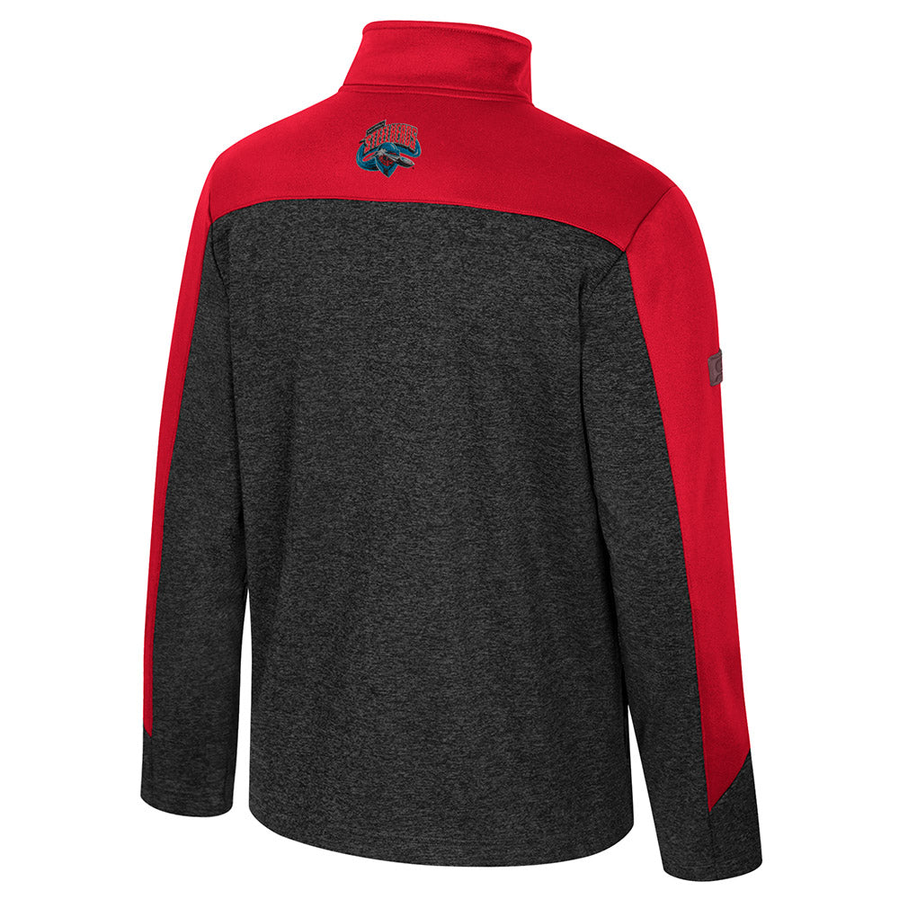 IDAHO STEELHEADS MEN'S NEW DAD JACKET, CHARCOAL/RED