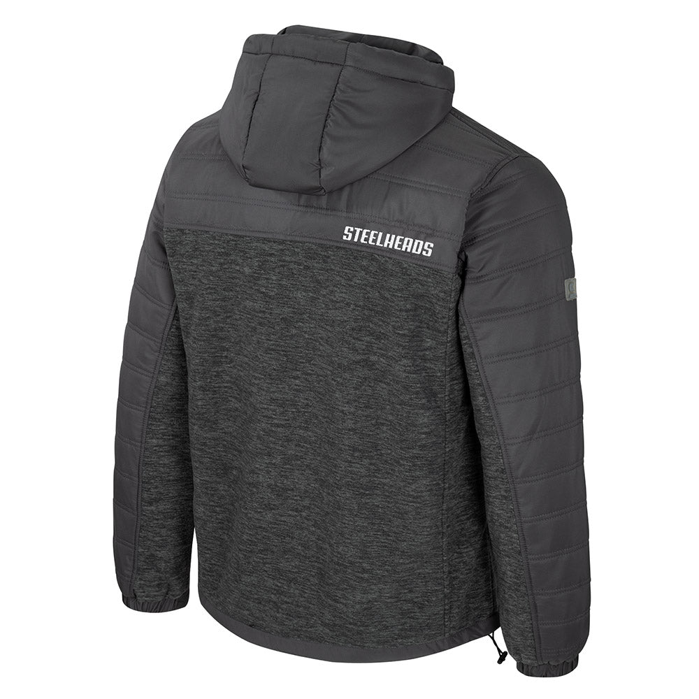 IDAHO STEELHEADS MEN'S NIGHTMAN HOODED JACKET, CHARCOAL