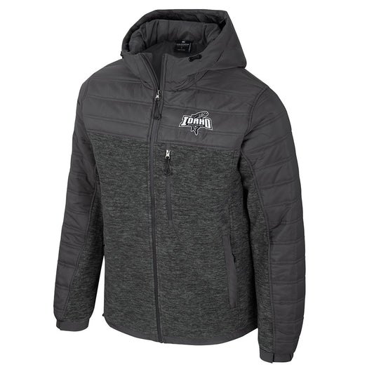 IDAHO STEELHEADS MEN'S NIGHTMAN HOODED JACKET, CHARCOAL