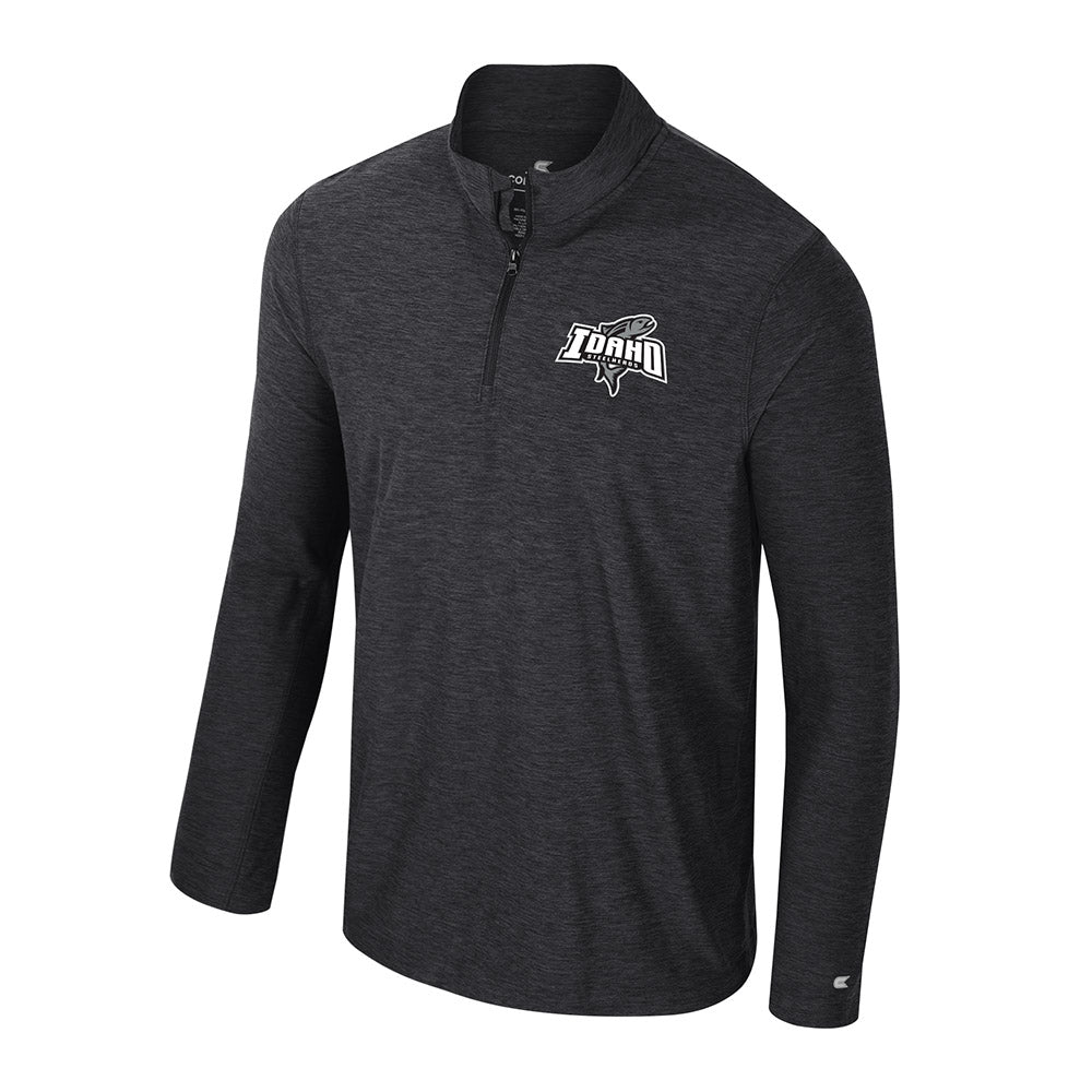 IDAHO STEELHEADS REVOLUTION 1/4 ZIP PULLOVER, BLACK