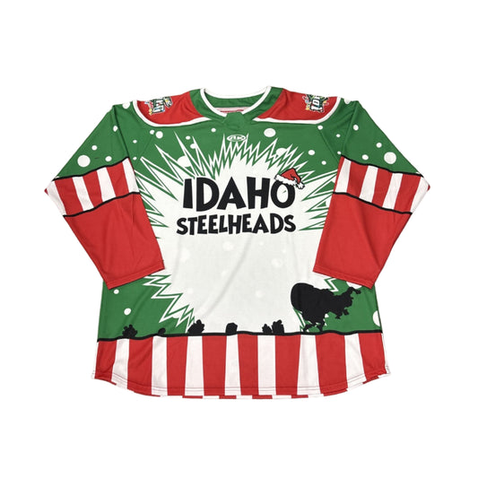 IDAHO STEELHEADS GRINCHY CHRISTMAS JERSEY