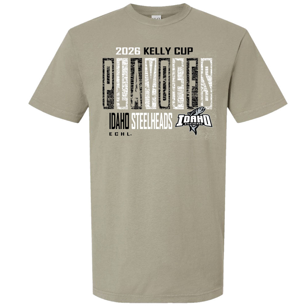 IDAHO STEELHEADS MEN'S 2026 KELLY CUP PLAYOFFS TEE, SANDSTONE