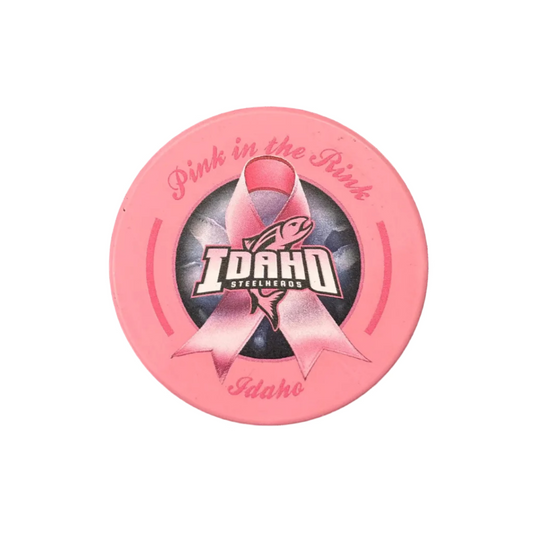 IDAHO STEELHEADS PINK IN THE RINK PUCK