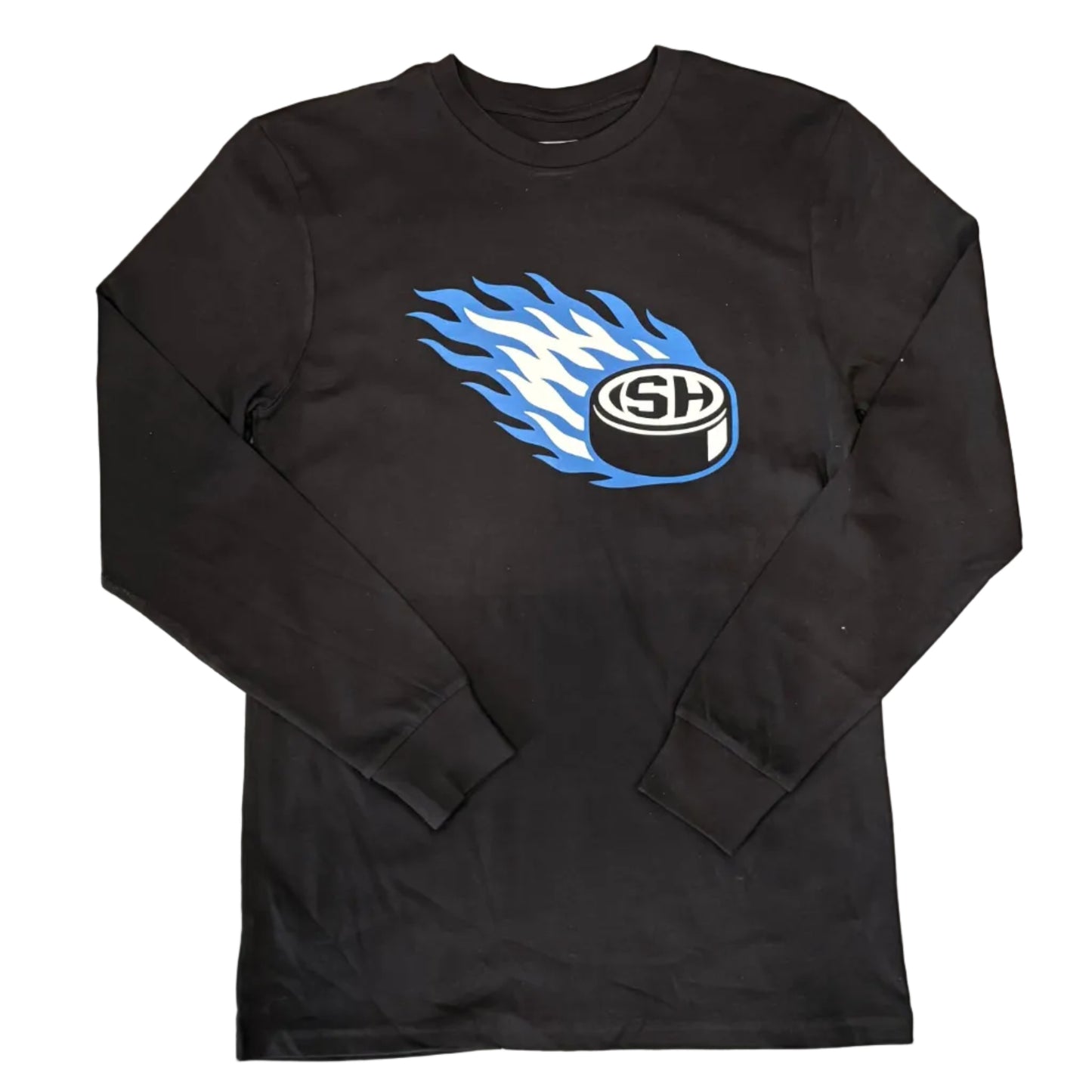 IDAHO STEELHEADS X VIOLENT GENTLEMEN THRASHED L/S TEE, BLACK