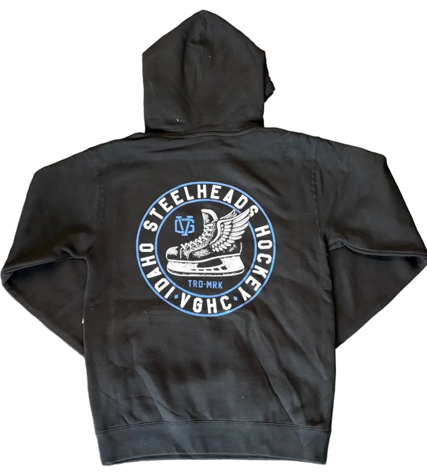 IDAHO STEELHEADS X VIOLENT GENTLEMEN WINGED PULLOVER HOODIE, BLACK