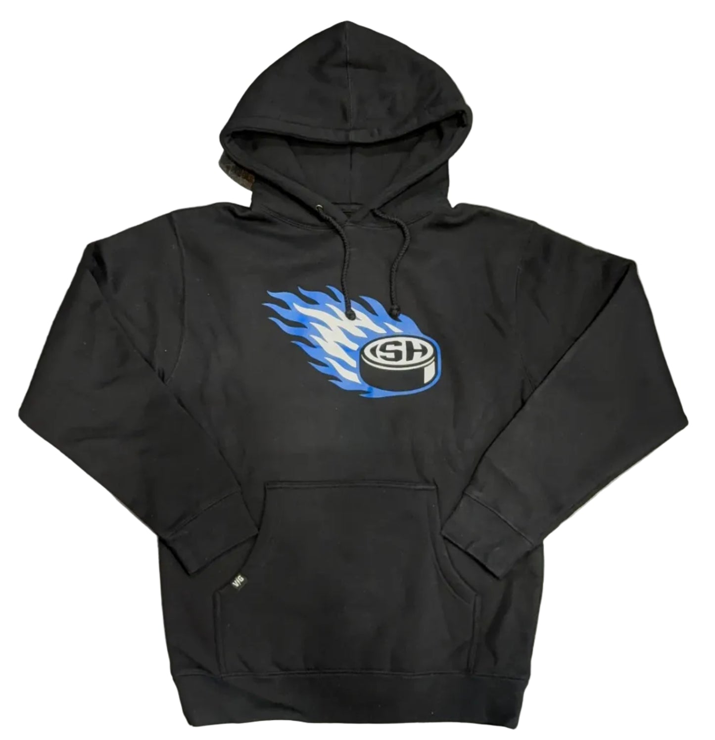 IDAHO STEELHEADS X VIOLENT GENTLEMEN THRASHED PULLOVER HOODIE, BLACK