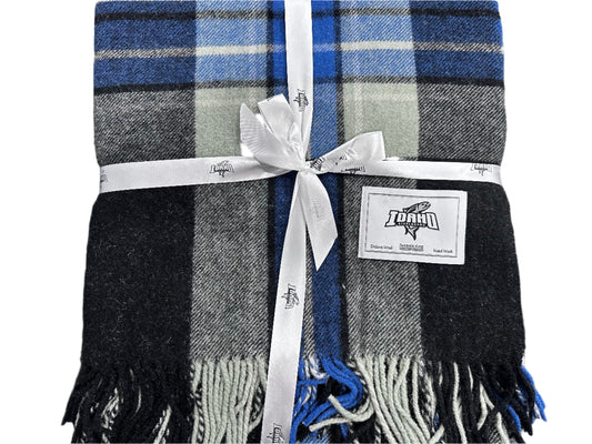 IDAHO STEELHEADS TARTAN WOOL BLANKET