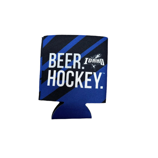 IDAHO STEELHEADS BEER/HOCKEY CAN KOOZIE