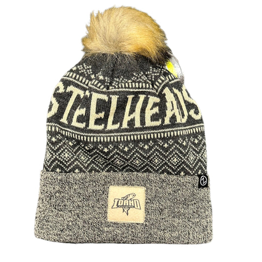 IDAHO STEELHEADS FLURRY FAUX FUR KNIT HAT