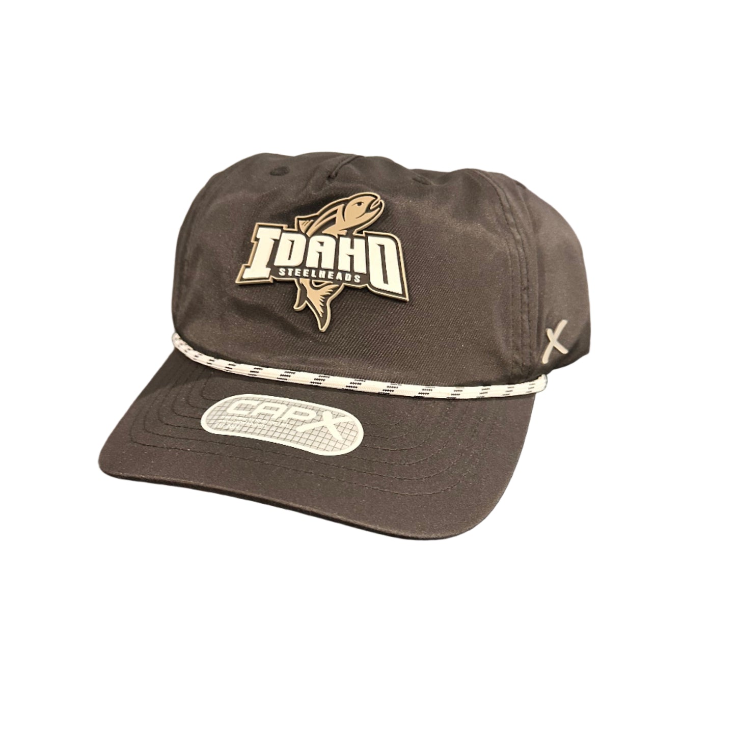 IDAHO STEELHEADS ALBATROSS SNAPBACK HAT, BLACK