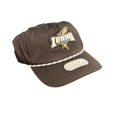 IDAHO STEELHEADS ALBATROSS SNAPBACK HAT, BLACK