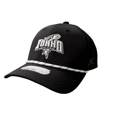 IDAHO STEELHEADS YOUTH ROOKIE ROPE HAT, BLACK