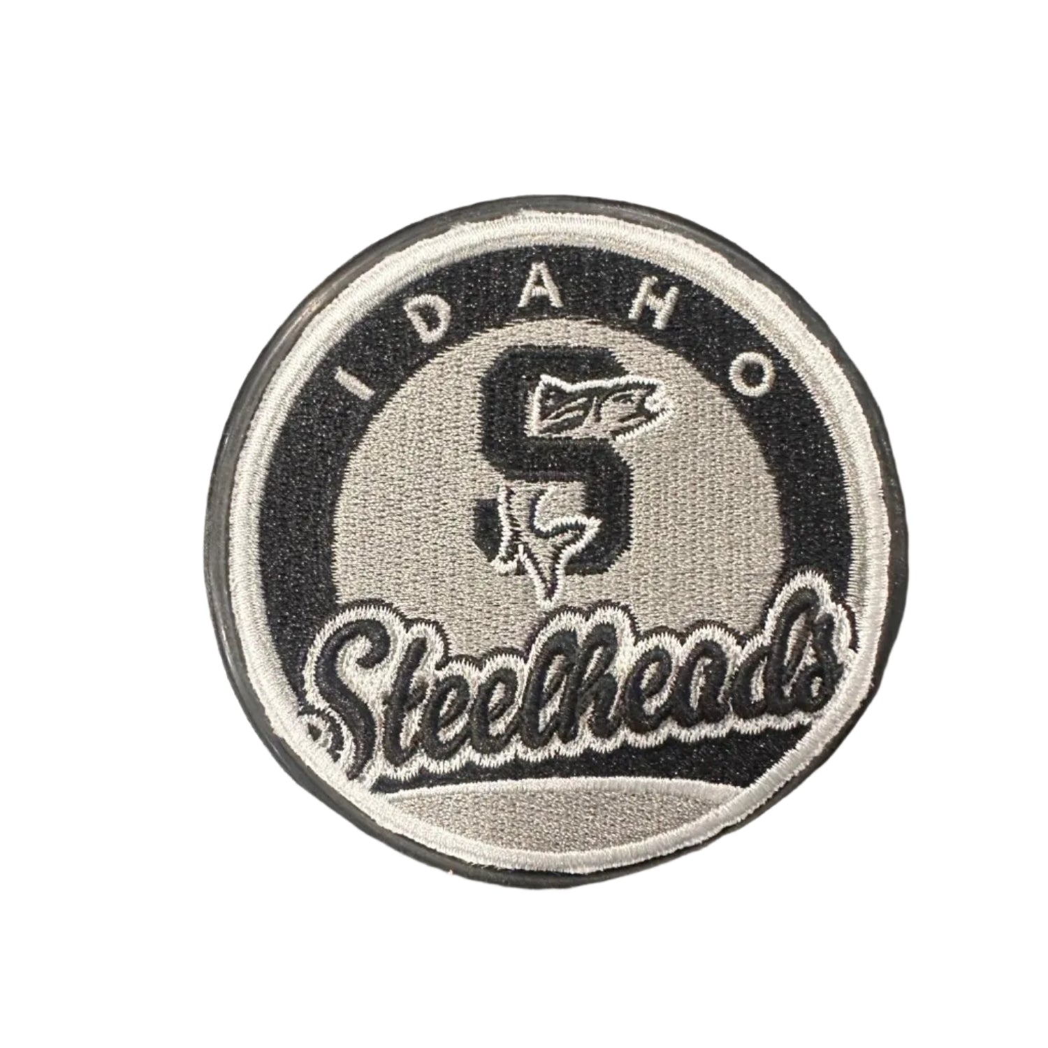 IDAHO STEELHEADS EMBROIDERED PATCH PUCK