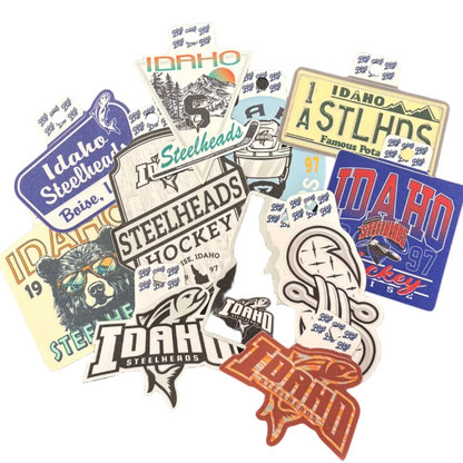 IDAHO STEELHEADS BLUE84 STICKERS