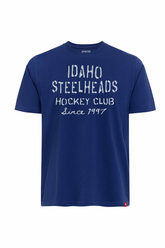 IDAHO STEELHEADS X SPORTIQE YATES TEE, BLUE