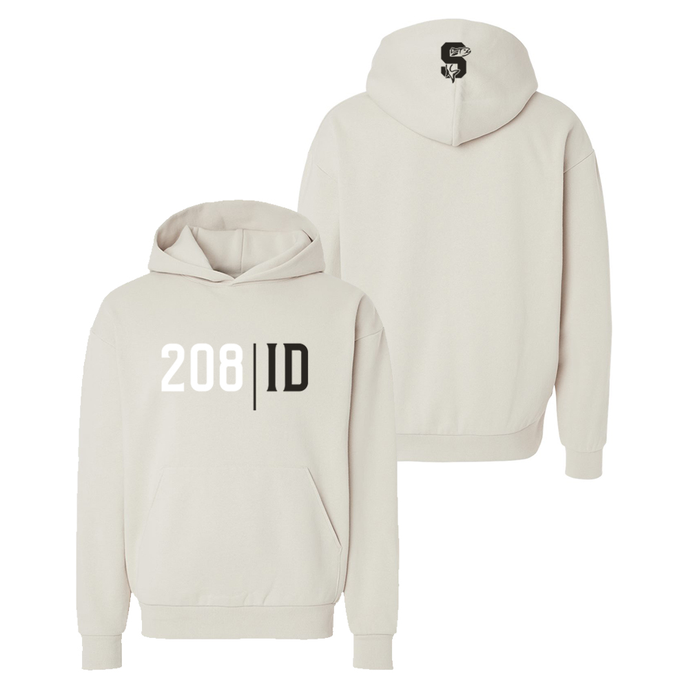 IDAHO STEELHEADS AREA CODE HOODIE, IVORY