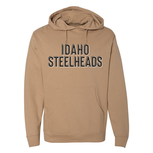 IDAHO STEELHEADS STATEMENT HOODIE, SANDSTONE